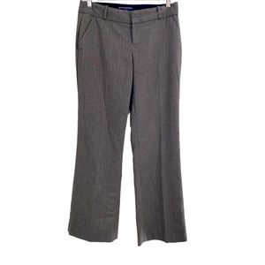 Banana Republic Factory Women’s Gray Striped Dress Pants, Size 4P